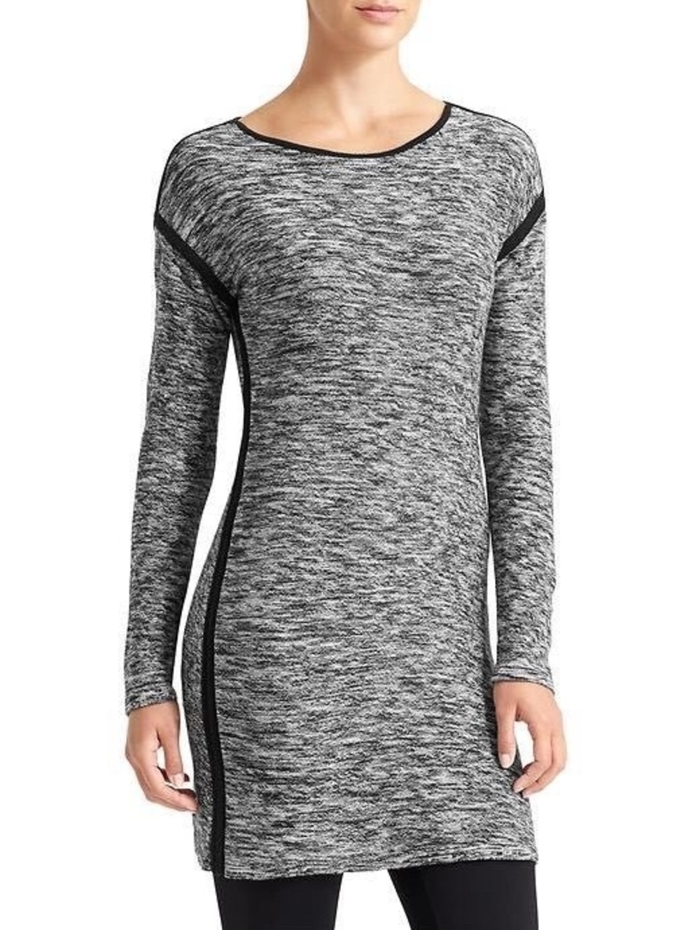Athleta Retreat Sweater Dress Marled Gray Medium